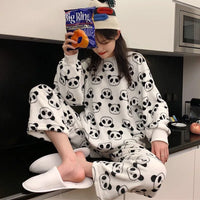 Pyjama Femme Panda Polaire