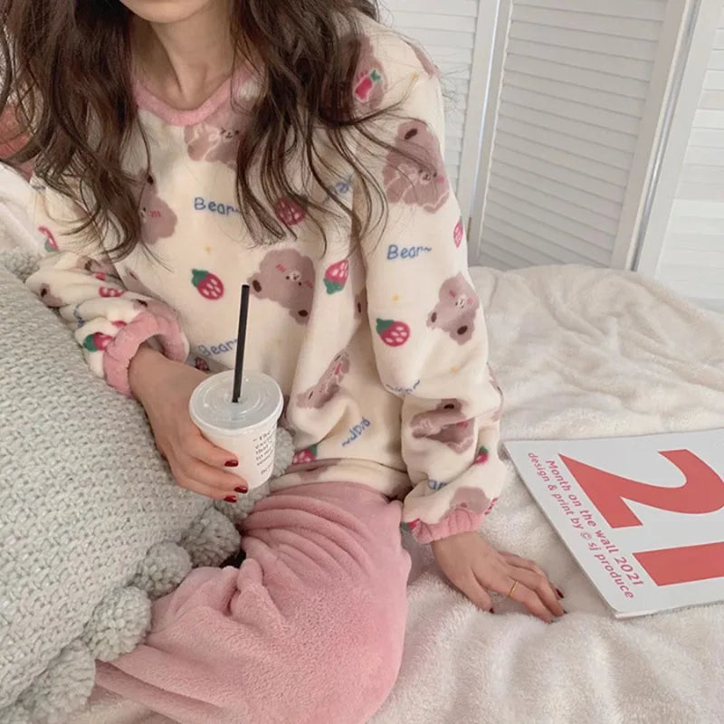 Pyjama Femme Motif Ours
