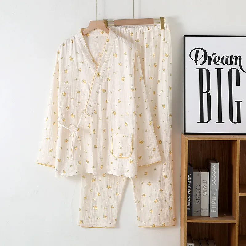 Pyjama Grossesse et Allaitement Coton
