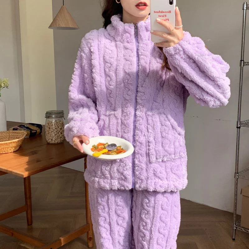 Pyjama Polaire Femme Pilou Pilou