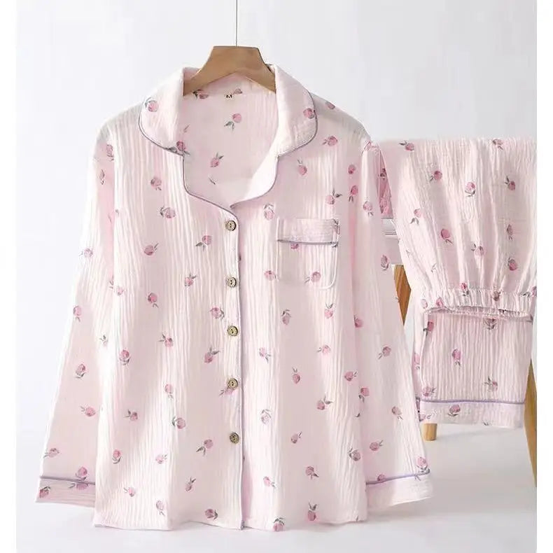 Pyjama Col Chemise Femme