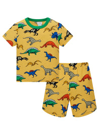 Pyjama Garçon Dinosaure Jaune