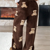 Pantalon Large Femme Chaud