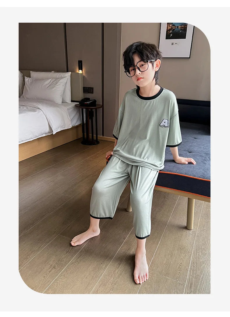 Ensemble Pyjama Enfant Bleu