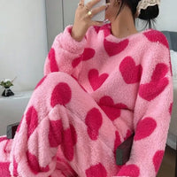 Ensemble Pyjama Coeur Femme