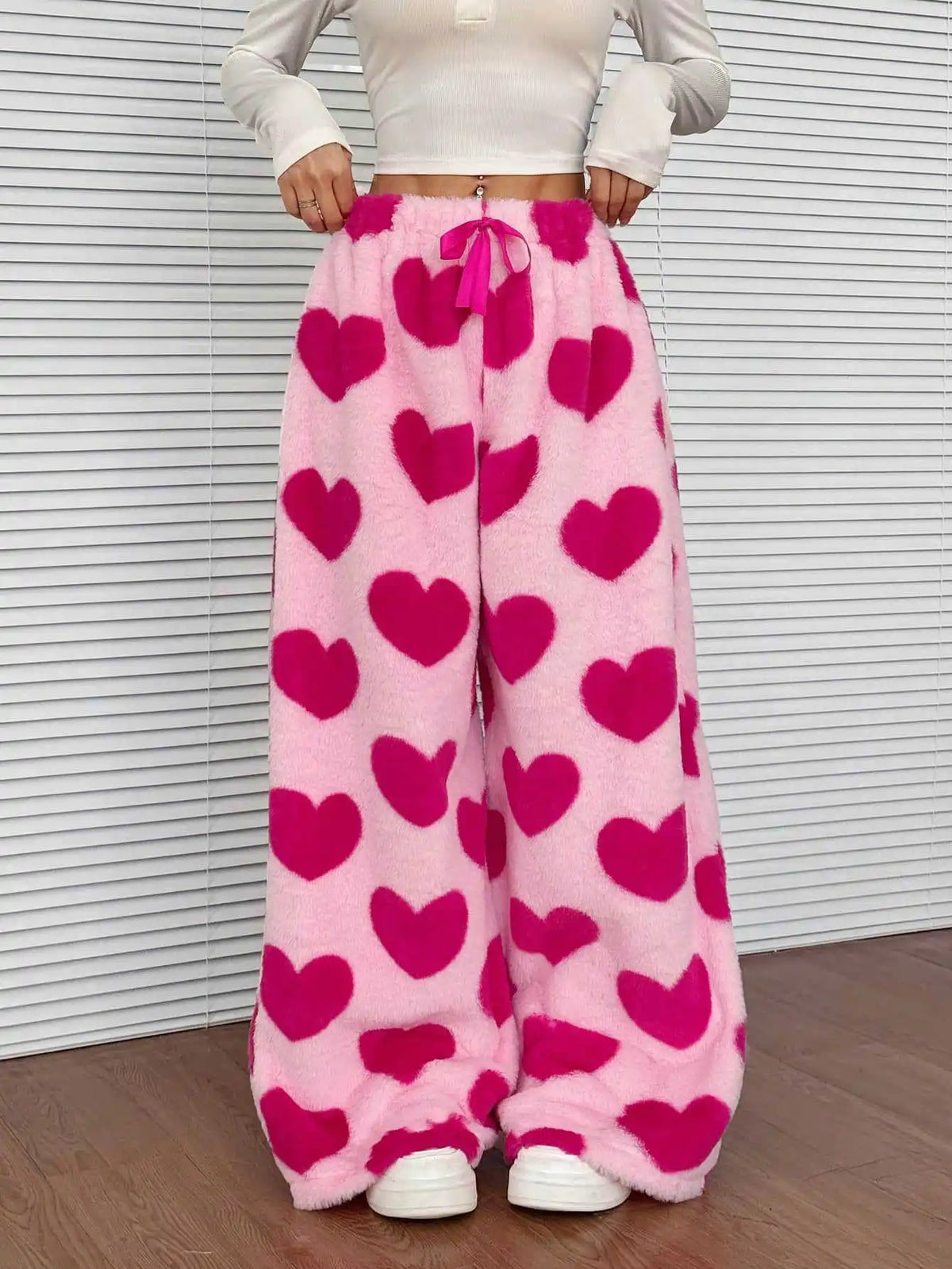 Pantalon Large Femme Chaud