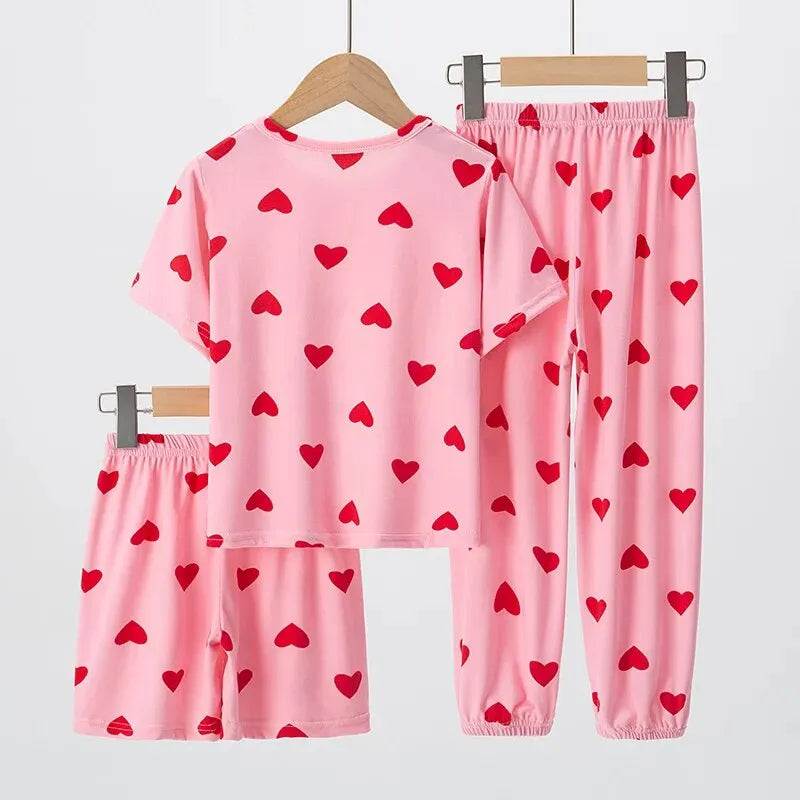 Ensemble Pyjama Enfant Fille 3 Pièces