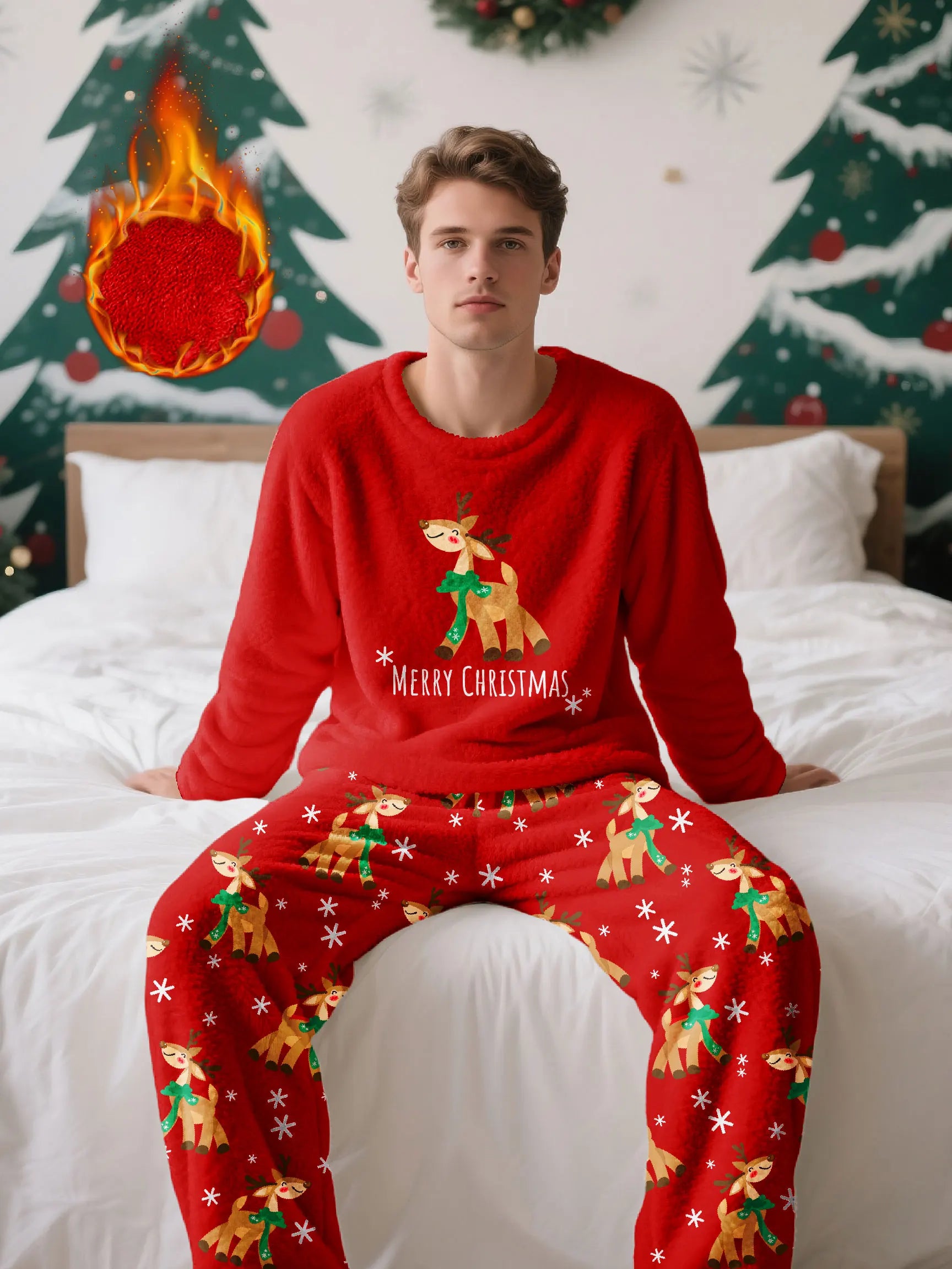 Pyjama Noël Homme Polaire