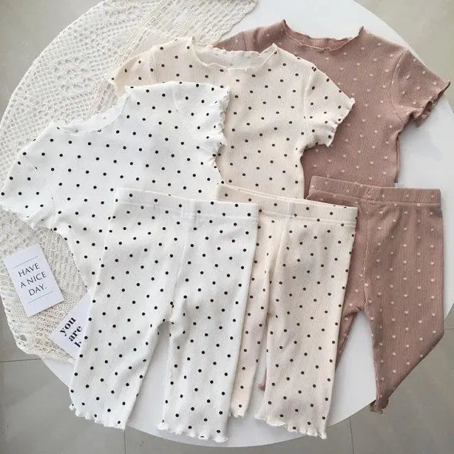 Pyjama à Pois Bébé Fille