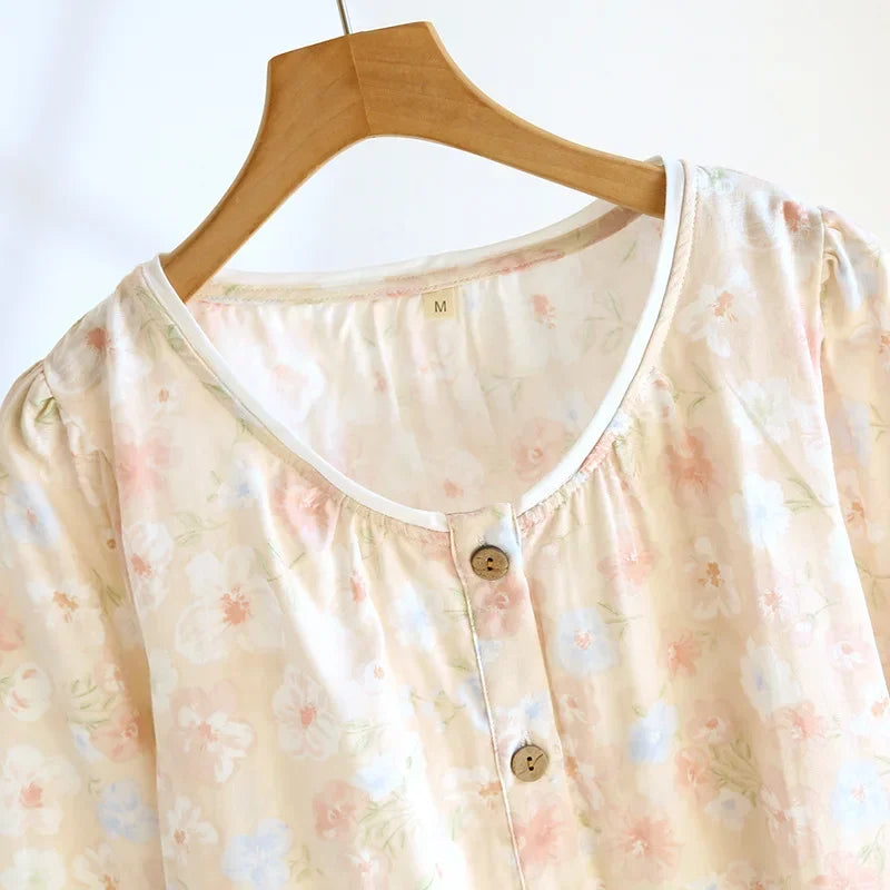 Haut De Pyjama Femme Coton