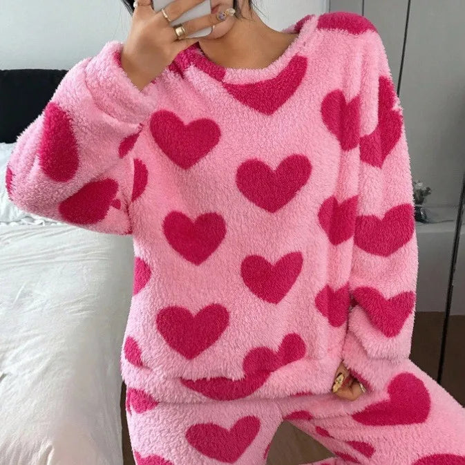 Ensemble Pyjama Coeur Femme