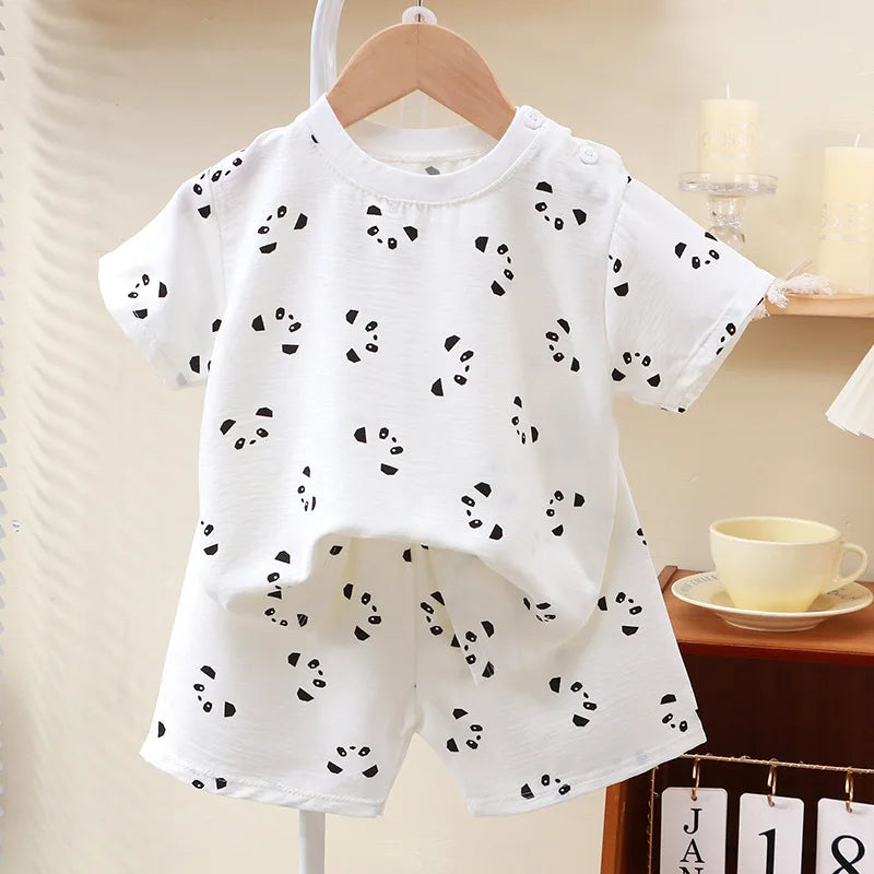 Pyjama Enfant Blanc Été