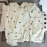 Pyjama Bleu Ciel Coton Femme