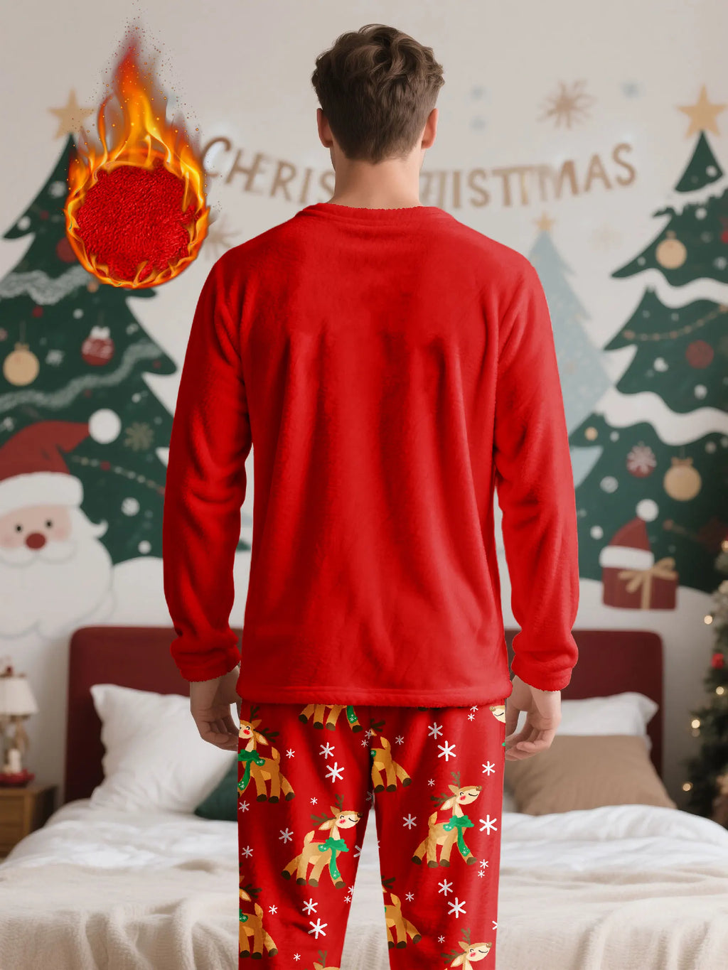 Pyjama Noël Homme Polaire