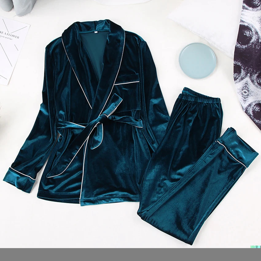 Ensemble Pyjama Femme Velours