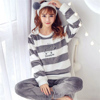 Ensemble Pyjama Femme Polaire Carreaux