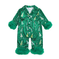 Pyjama Bébé Noël Rose