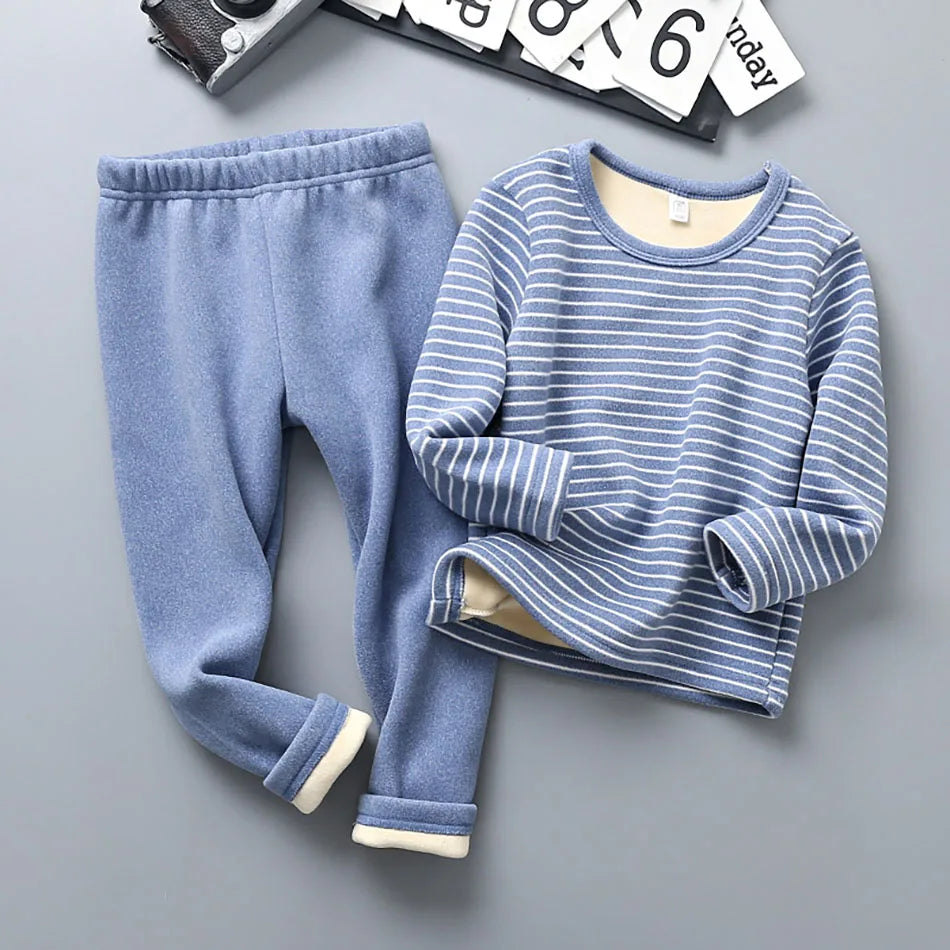 Pyjama Enfant Polaire Bleu