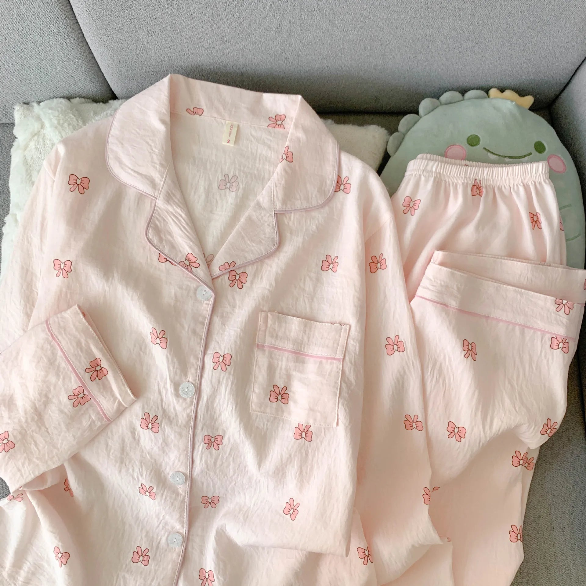 Pyjama Femme Coton Manches Longues