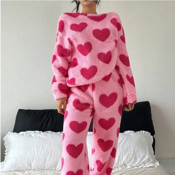 Ensemble Pyjama Coeur Femme
