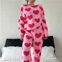 Ensemble Pyjama Coeur Femme