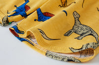 Pyjama Garçon Dinosaure Jaune