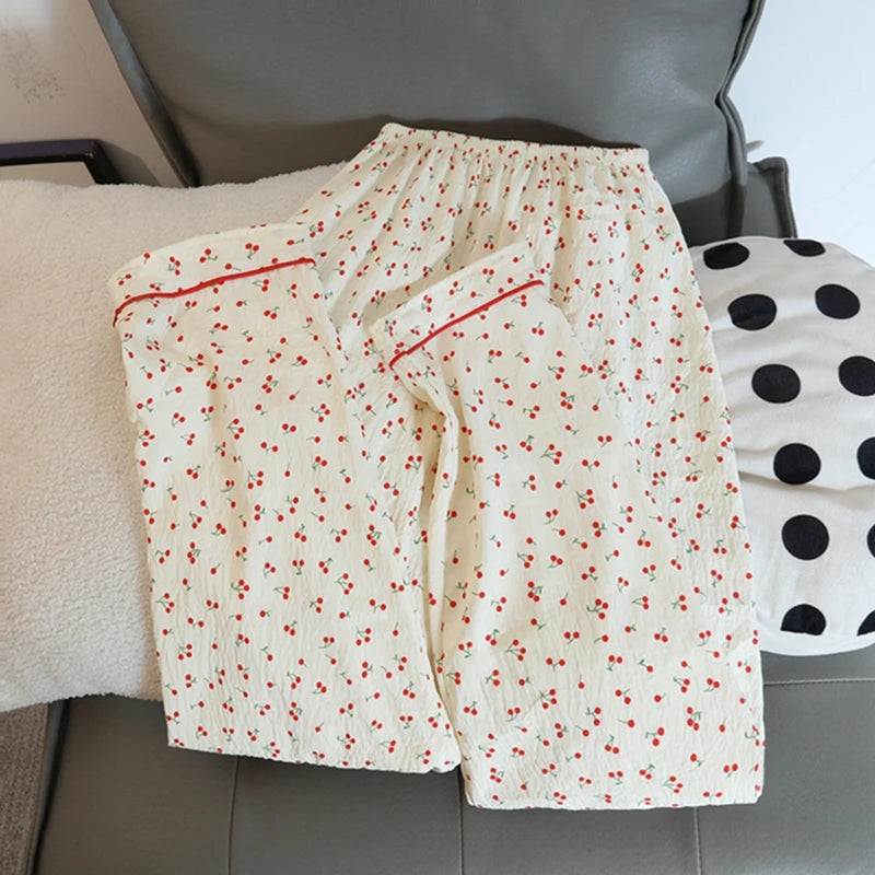Pyjama Femme Col Chemise