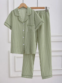 Ensemble Pyjama Femme à Rayures