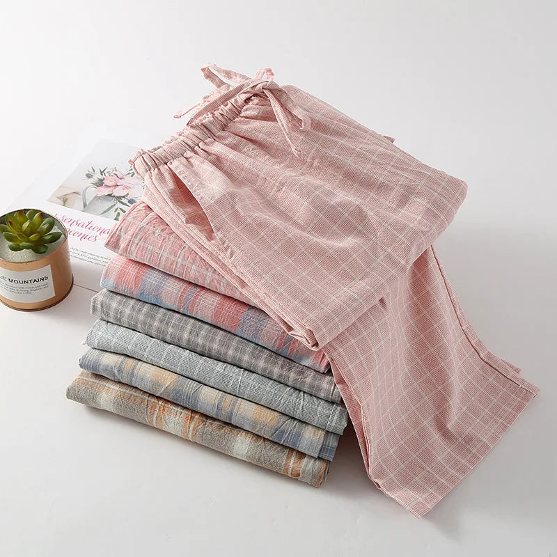 Pantalon Pyjama Carreaux Coton Léger