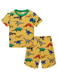 Pyjama Garçon Dinosaure Jaune