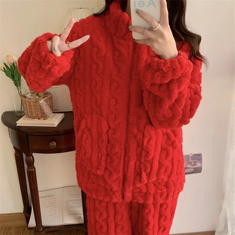 Pyjama Femme Polaire Hiver Pilou