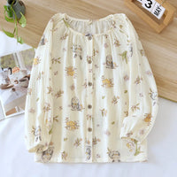 Haut Pyjama Femme Col Rond