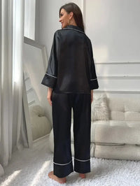 Pyjama Femme avec Col Chemise