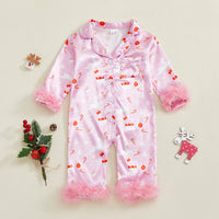 Pyjama Bébé Noël Rose