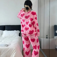 Ensemble Pyjama Coeur Femme