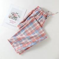 Pantalon Pyjama Vert Coton