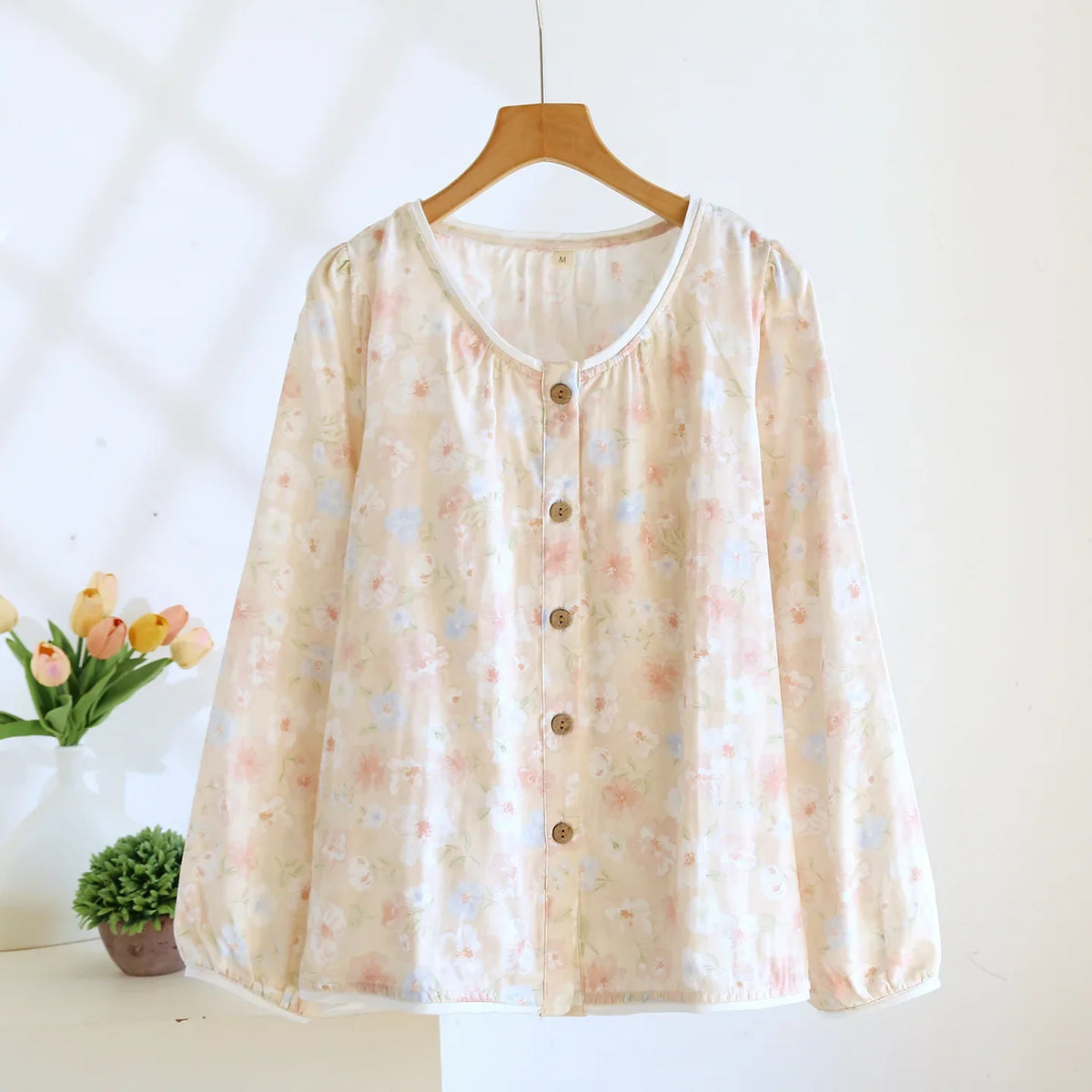 Haut De Pyjama Femme Coton