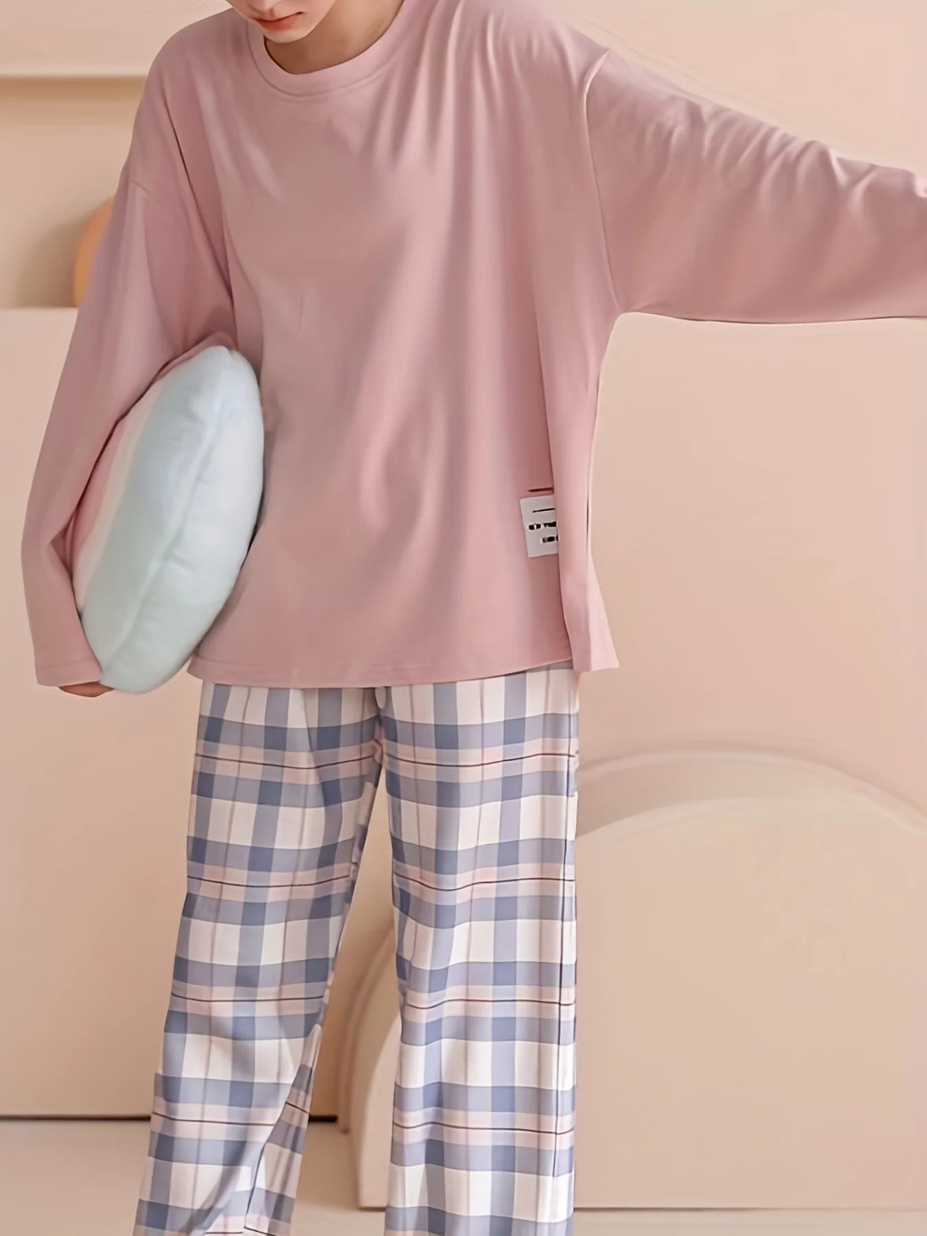 Pyjama Femme Coton Rose
