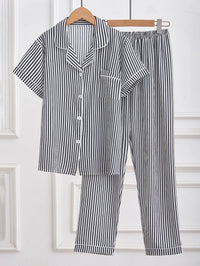 Ensemble Pyjama Femme à Rayures