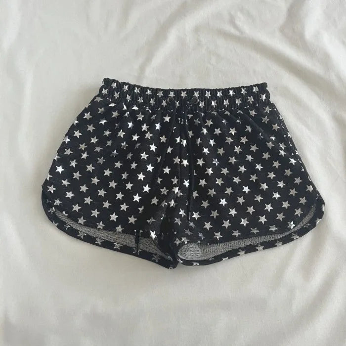 Short Pyjama Femme Gris