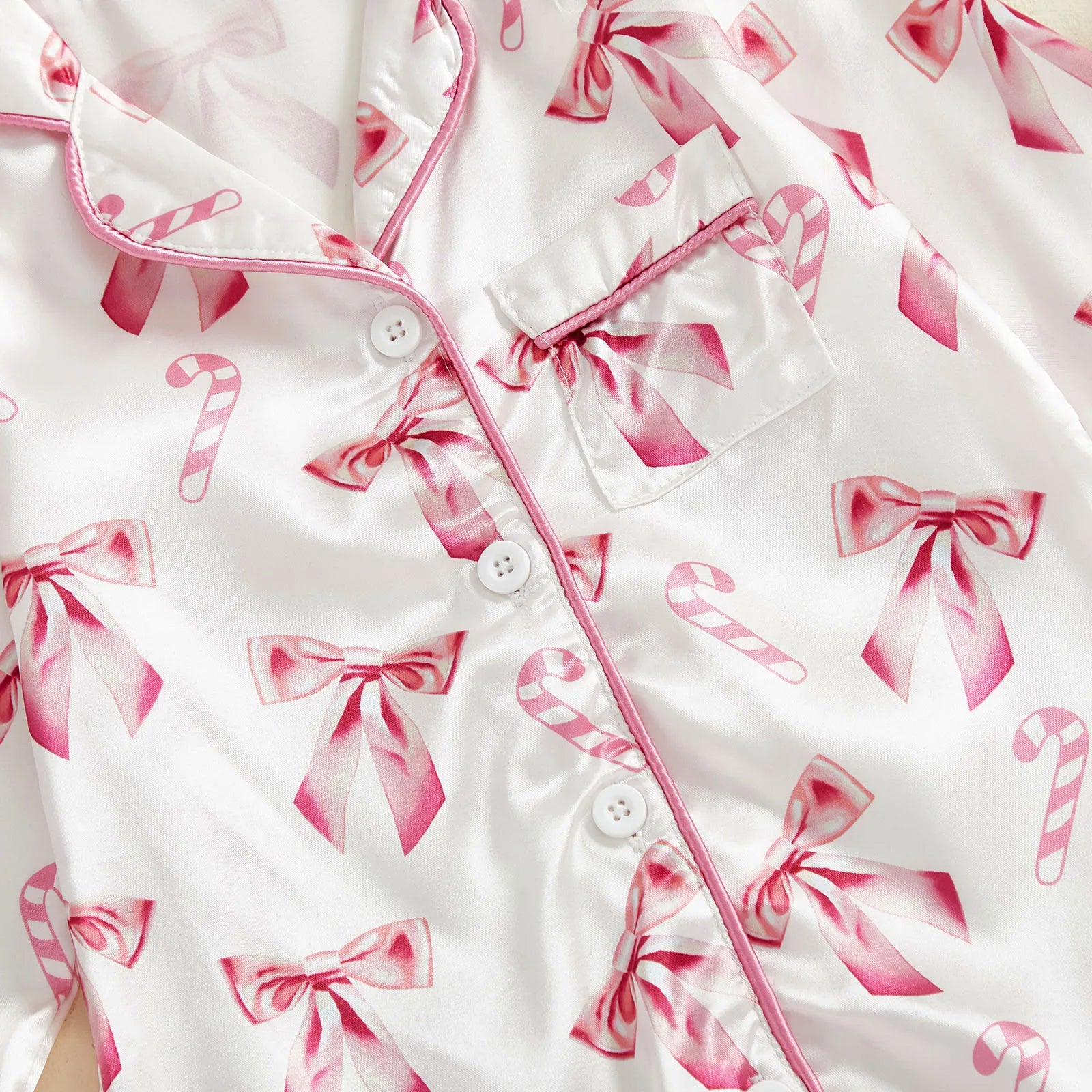 Combinaison Pyjama Bébé Fille Noël Satin