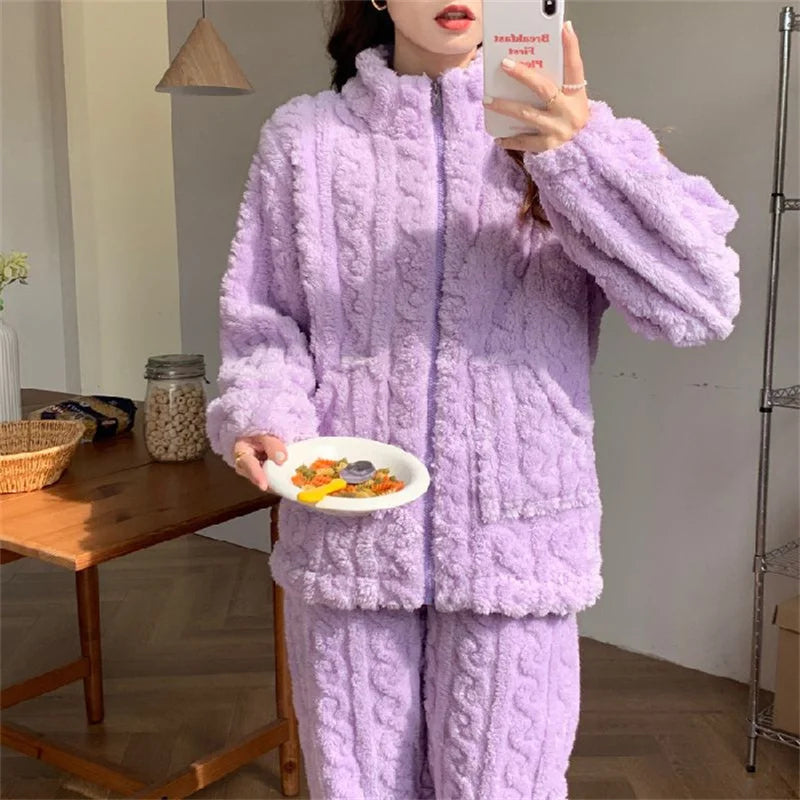 Pyjama Femme Polaire Hiver Pilou