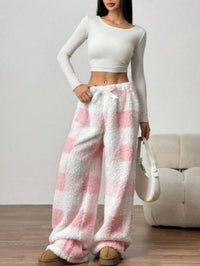 Pantalon Pyjama Femme Carreaux Hiver