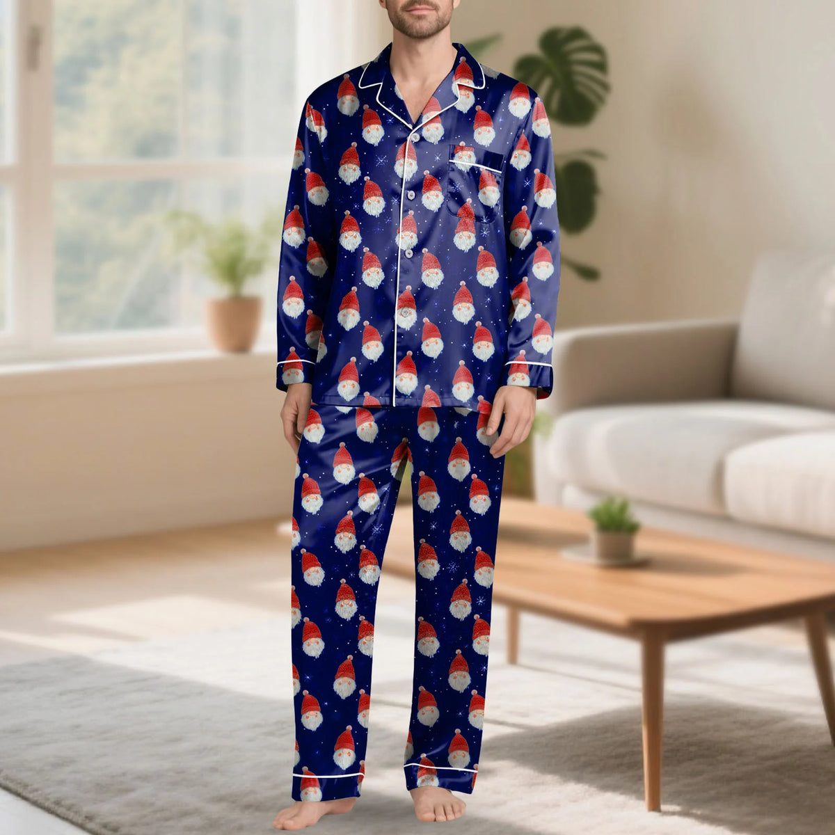 Ensemble Pyjama Homme Noël Blanc