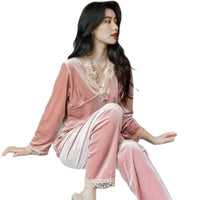 Pyjama Femme Velours Hiver