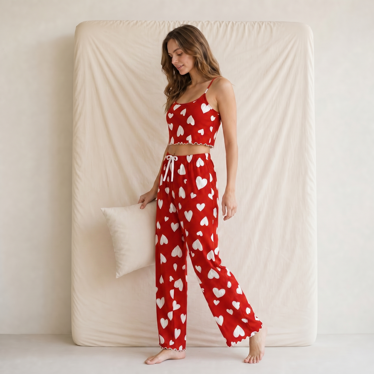 Pyjama Femme Noël Rouge