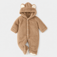 Combinaison Hiver Bébé avec Capuche Polaire