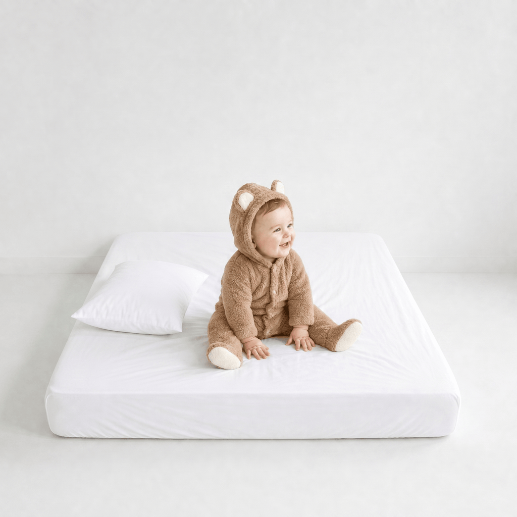 Combinaison Hiver Bébé avec Capuche Polaire