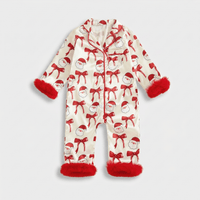 Combinaison Pyjama Bébé Fille Noël Satin