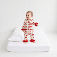 Combinaison Pyjama Bébé Fille Noël Satin